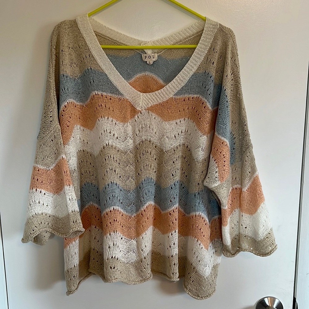 POL 3/4 length sweater
